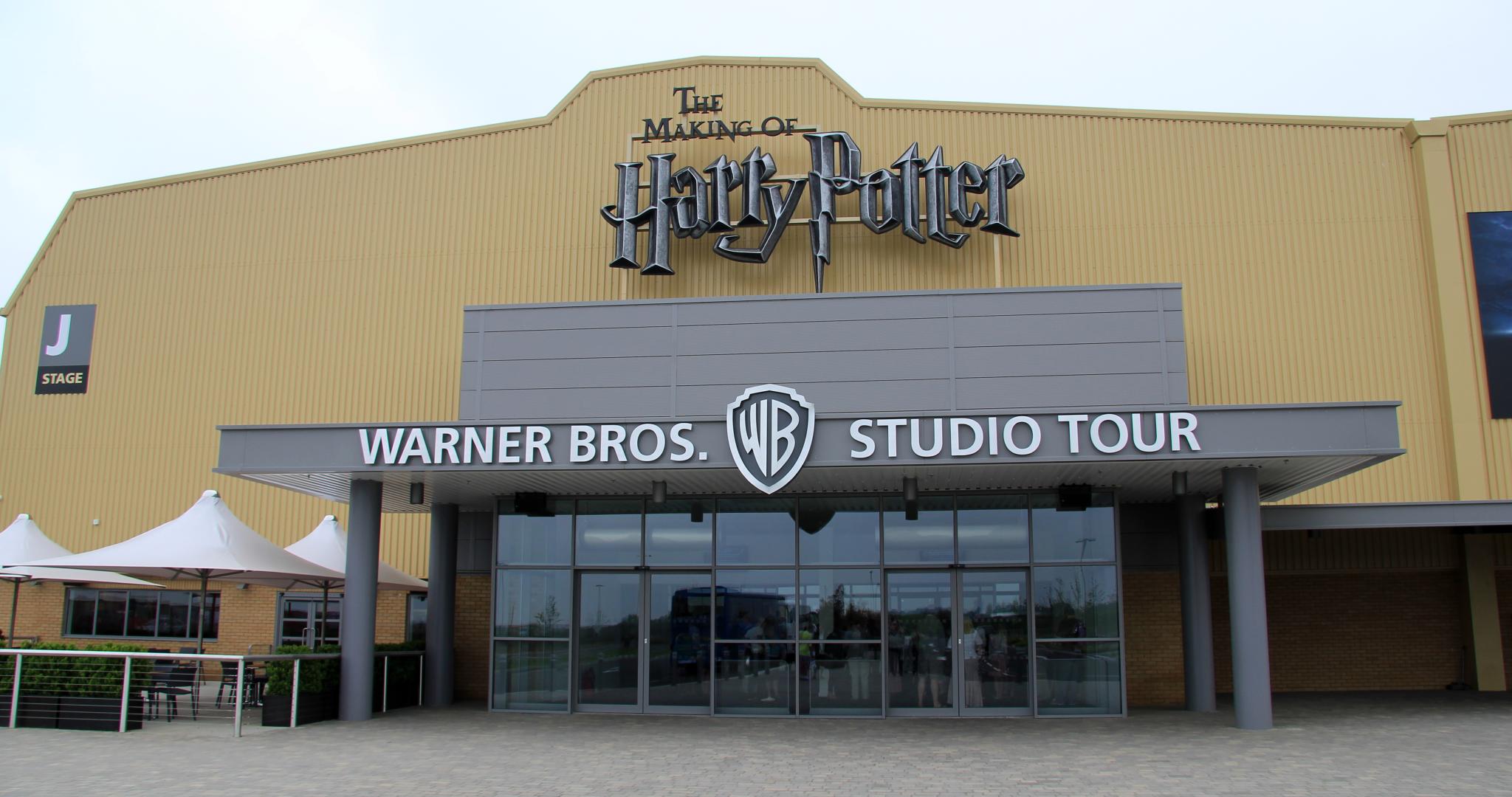 Entrance to Warner Bros Studio Tour Harry Potter Leavesden, older illustrative photo, not current ticket inventory