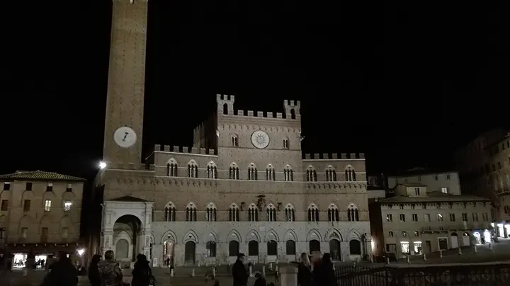 Piazza del Campo and Palazzo Pubblico in Siena