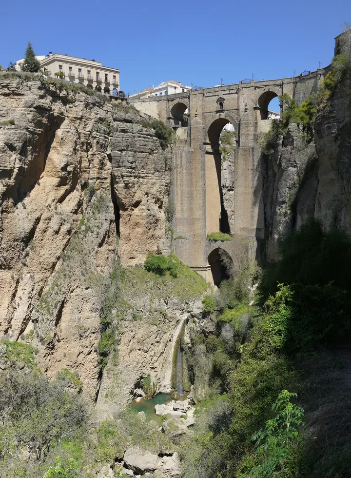 Puente Nuevo bridge above Ronda's Tajo gorge